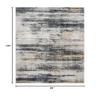 SAFAVIEH Area Rug 8x10 - Adirondack Collection - Large - Light Grey & Black, Modern Abstract Design, Non-Shedding & Easy Cleaning, Ideal for Living Room, Bedroom, Office, Dining Space (ADR201F) view 2