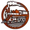 440 Train Engine Silhouette With Copper Faux Finish view 1