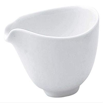 Maruka Koyo 59000001 Small Plate, White, Long Diameter 3.7 x Short Diameter 2.6 x Height 1.1 inches (9.5 x 6.7 x 2.9 cm), Commercial Use