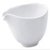 Maruka Koyo 59000001 Small Plate, White, Long Diameter 3.7 x Short Diameter 2.6 x Height 1.1 inches (9.5 x 6.7 x 2.9 cm), Commercial Use view 1