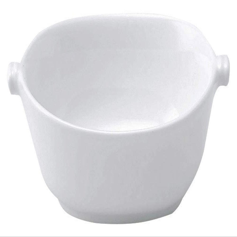 Maruka Koyo 59000010 Small Plate, White, Long Diameter 4.7 x Short Diameter 3.1 x Height 0.4 inches (12 x 7.8 x 1 cm), Commercial Use