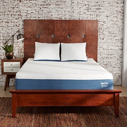 Tanda Sleep Comfy Cool Mattress - Breathable Memory Foam, Premium Cooling Cover, 100 Night Trial, 10 Year Warranty, Made in USA, Bed in a Box (Queen)