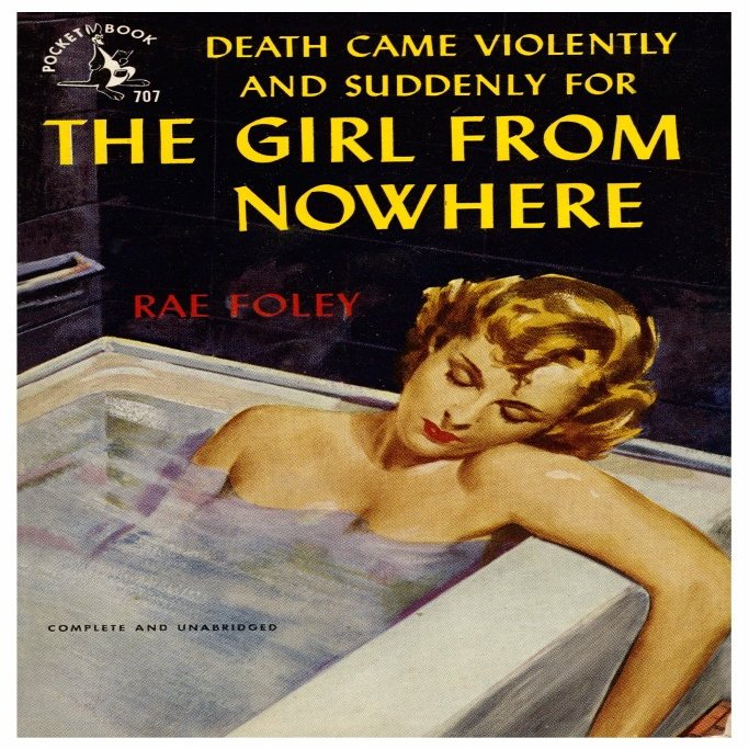 Book Cover to a Paperback Edition of The Girl from Nowhere by Rae Foley Poster Print by Unknown (18 x 24)