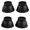 NRS Healthcare P11709 Elephant Foot Furniture Risers Set of 4 9 cm Height Black view 1