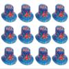 Beistle 12 Piece Happy 40th Birthday Paper Top Hats view 1