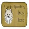 Caroline's Treasures BB1455DDM Pomeranian Spoiled Dog Lives Here Dish Drying Mat Absorbent Dish Drying Mat Pad for Kitchen Counter Dish Drainer Mat for Countertop, 14 x 21", Multicolor view 1