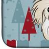 Caroline's Treasures BB1717DDM Winter Holiday Pekingese Dish Drying Mat Absorbent Dish Drying Mat Pad for Kitchen Counter Dish Drainer Mat for Countertop, 14 x 21", Multicolor view 4