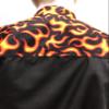 CHEFSKIN Beautiful Chef Jacket Coat Flames Design Light Weight poplin Nice Gift! (6X-80 in.Chest) view 2