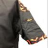 CHEFSKIN Beautiful Chef Jacket Coat Flames Design Light Weight poplin Nice Gift! (6X-80 in.Chest) view 3