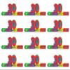 Beistle S66208-30AZ12 Look Who's30" Headbands 12 Piece, Adjustable, Multicolored view 1