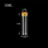 12units Empty Jars Glass Bottle with Aluminium Gold Color Screw Cap 50ml Sealed liquid Food Gift Container (12, 50ML-Golden Lid) view 2