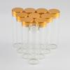 12units Empty Jars Glass Bottle with Aluminium Gold Color Screw Cap 50ml Sealed liquid Food Gift Container (12, 50ML-Golden Lid) view 3