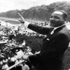 Martin Luther King Jr giving a speech at the Lincoln Memorial in Washington DC Photo Print (8 x 10) view 1