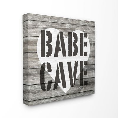 Stupell Industries Babe Cave Glam Girl Planks