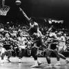 Basketball Game 1966 Nkareem Abdul Jabbar (N Lew Alcindor) Playing For Ucla Jumps To Make A Shot During A Game Against University Of Southern California December 1966 Poster Print by (18 x 24) view 1