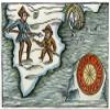 Greenland Vikings Na Viking Fighting With A Pygmy Or Eskimo Of Greenland And The Landmark Of Hvitserk Color Woodcut From Olaus Magnus Hisotria De Gentibus Septentrionalibus Rome 1555 Poster Print by view 1