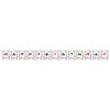 Creative Converting DIY Pennant Banner, Rainbow FOIL Birthday, 7.2", Multicolor view 1