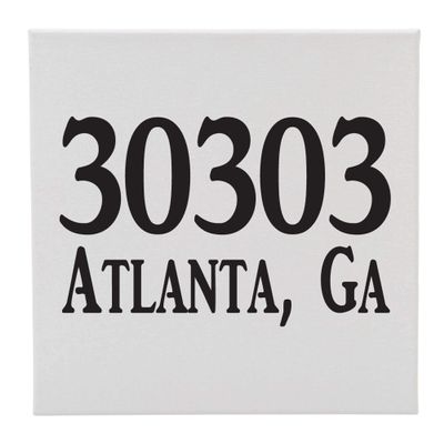 Creative Gifts International CANVAS 12X12 ZIP CODE (LOCATION)