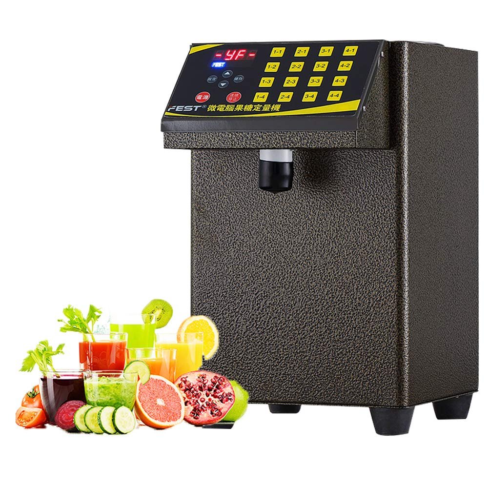 BMGIANT 8.5L 110v Full Automatic Syrup Dispenser Fructose Bubble Tea Equipment Fructose Quantitative Machine Boba Stainless Steel Machine
