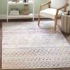 SAFAVIEH Area Rug 8x10 - Madison Collection - Large - Ivory & Fuchsia, Moroccan Boho Distressed Design, Non-Shedding & Easy Cleaning, Ideal for Living Room, Bedroom, Office, Dining Space (MAD798A) view 4