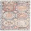 SAFAVIEH Illusion Collection Accent Rug - 3' x 5', Blue & Beige, Vintage Distressed Viscose Design, Ideal for High Traffic Areas in Entryway, Living Room, Bedroom (ILL712M) view 3