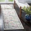 SAFAVIEH Area Rug 8x10 - Madison Collection - Large - Light Grey & Fuchsia, Oriental Boho Chic Distressed Design, Non-Shedding & Easy Cleaning, Ideal for Living Room, Bedroom, Dining Space (MAD923R) view 4