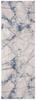 SAFAVIEH Meadow Collection 2'7" x 8' NavyIvory MDW180N Modern Abstract Runner Rug view 2