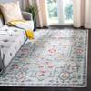 SAFAVIEH Area Rug 8x10 - Madison Collection - Large - Light Grey & Fuchsia, Oriental Boho Chic Distressed Design, Non-Shedding & Easy Cleaning, Ideal for Living Room, Bedroom, Dining Space (MAD928R) view 1