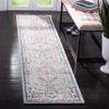 SAFAVIEH Area Rug 8x10 - Madison Collection - Large - Light Grey & Fuchsia, Oriental Boho Chic Distressed Design, Non-Shedding & Easy Cleaning, Ideal for Living Room, Bedroom, Dining Space (MAD928R) view 4