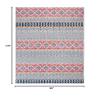 SAFAVIEH Area Rug 8x10 - Madison Collection - Large - Navy & Ivory, Boho Chic Design, Non-Shedding & Easy Cleaning, Ideal for Living Room, Bedroom, Office, Dining Space (MAD797N) view 2