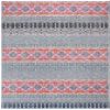 SAFAVIEH Area Rug 8x10 - Madison Collection - Large - Navy & Ivory, Boho Chic Design, Non-Shedding & Easy Cleaning, Ideal for Living Room, Bedroom, Office, Dining Space (MAD797N) view 4