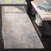SAFAVIEH Meadow Collection 2'7" x 8' Grey Gold MDW181F Modern Abstract Runner Rug view 1