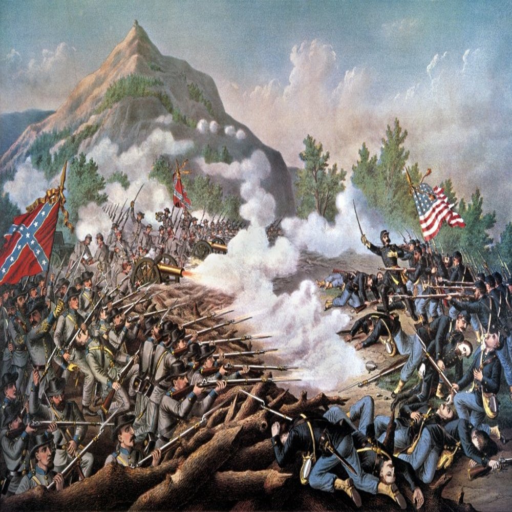Kennesaw Mountain 1864 Nbattle Of Kennesaw Mountain Georgia 27 June 1864 Lithograph 1891 By Kurz & Allison Poster Print by (18 x 24)