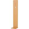 Family Life 0346410 Slim Cleaner Stand, Natural, Size: Approx. W 9.4 x H 51.2 x D 10.6 inches (24 x 130 x 27 view 1