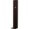Family Life 0346420 Slim Cleaner Stand, Dark Brown, Size (W x H x D): Approx. 9.4 x 51.2 x 10.6 inches (24 x 130 x view 1