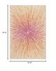 SAFAVIEH Evoke Collection 5'1" x 7'6" Fuchsia/Cream EVK228R Abstract Burst Non-Shedding Living Room Bedroom Area Rug view 2