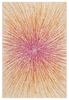SAFAVIEH Evoke Collection 5'1" x 7'6" Fuchsia/Cream EVK228R Abstract Burst Non-Shedding Living Room Bedroom Area Rug view 3