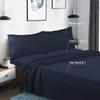 4 PCs Bed Sheet Set 400 TC 100% Pure Cotton Super Soft Long Staple, Italian Finish Fitted Sheet fits Upto 15 deep Pocket Mattress Twin XL, Navy Blue Solid view 2