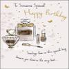 Gorgeous Glitter Coated to Someone Special Birthday Greeting Card view 1