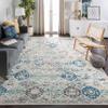 SAFAVIEH Area Rug 8x10 - Madison Collection - Large - Ivory & Aqua, Boho Chic Distressed Design, Non-Shedding & Easy Cleaning, Ideal for Living Room, Bedroom, Office, Dining Space (MAD611A) view 1