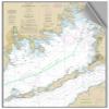 Buzzards Bay, MA Decorative Nautical Chart view 1