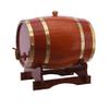 5 Liter Whiskey Barrel Dispenser Whiskey Barrel Dispenser for Serving Table Home Accent Display Storage of Spirits, Liquors, Whiskey (Chocolate) view 1