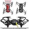 Skin Decal Wrap 2 Pack Compatible with DJI Ryze Tello Checkerboard Splatter Drone NOT Included view 2