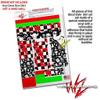 Skin Decal Wrap 2 Pack Compatible with DJI Ryze Tello Checkerboard Splatter Drone NOT Included view 4