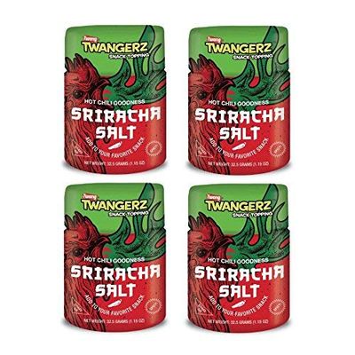 Twang Twangerz Snack Topping Sriracha Hot Chili Salt - 4pk