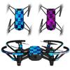 Skin Decal Wrap 2 Pack Compatible with DJI Ryze Tello Blue Star Checkers Drone NOT Included view 1
