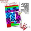 Skin Decal Wrap 2 Pack Compatible with DJI Ryze Tello Blue Star Checkers Drone NOT Included view 4