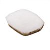 1PC) 3.5'' Natural Crystal Quartz Slice Gemstone Golden Plated Coasters Wedding Party Home Decoration,Cup Mat,Dessert plate,Irregular Rose Quartz 1PC (WHITE) view 2