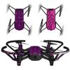 Skin Decal Wrap 2 Pack Compatible with DJI Ryze Tello Pink Floral Drone NOT Included view 1