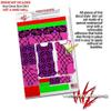 Skin Decal Wrap 2 Pack Compatible with DJI Ryze Tello Pink Floral Drone NOT Included view 4